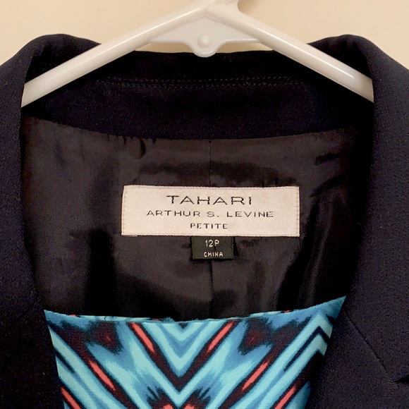 TAHARI 💙 Blue Dress Jacket - Picture 3 of 13